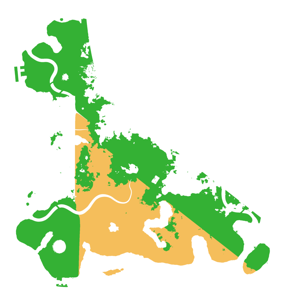 Biome Rust Map: Procedural Map, Size: 4000, Seed: 3311