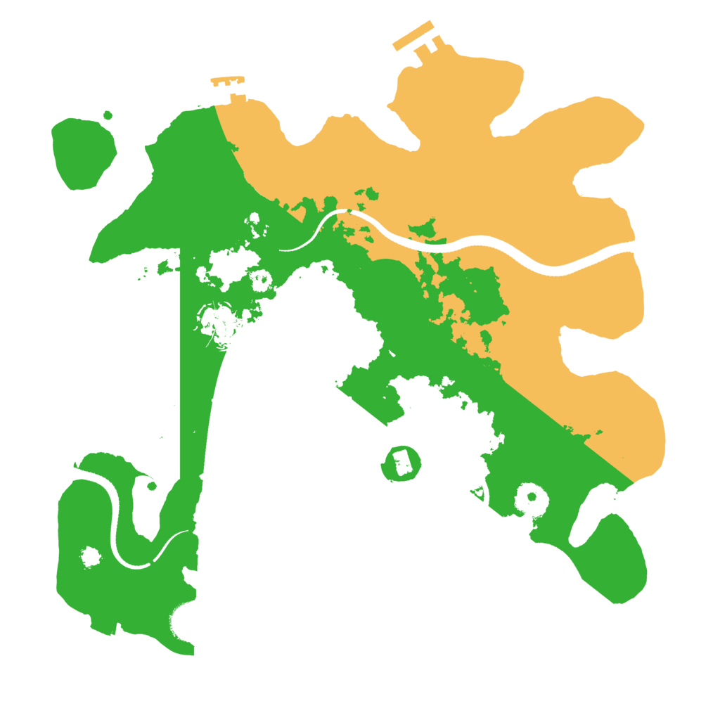 Biome Rust Map: Procedural Map, Size: 3250, Seed: 1849609290