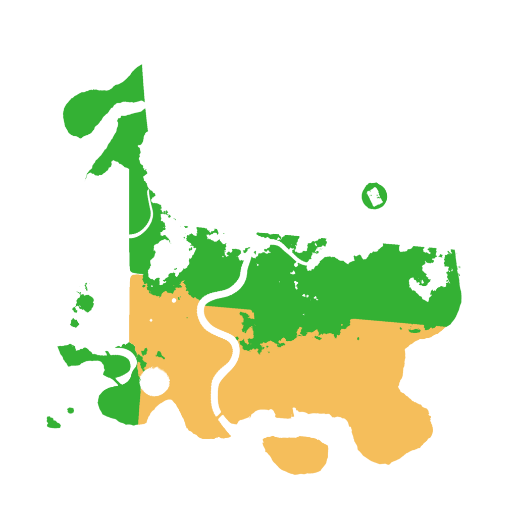 Biome Rust Map: Procedural Map, Size: 3250, Seed: 824718680