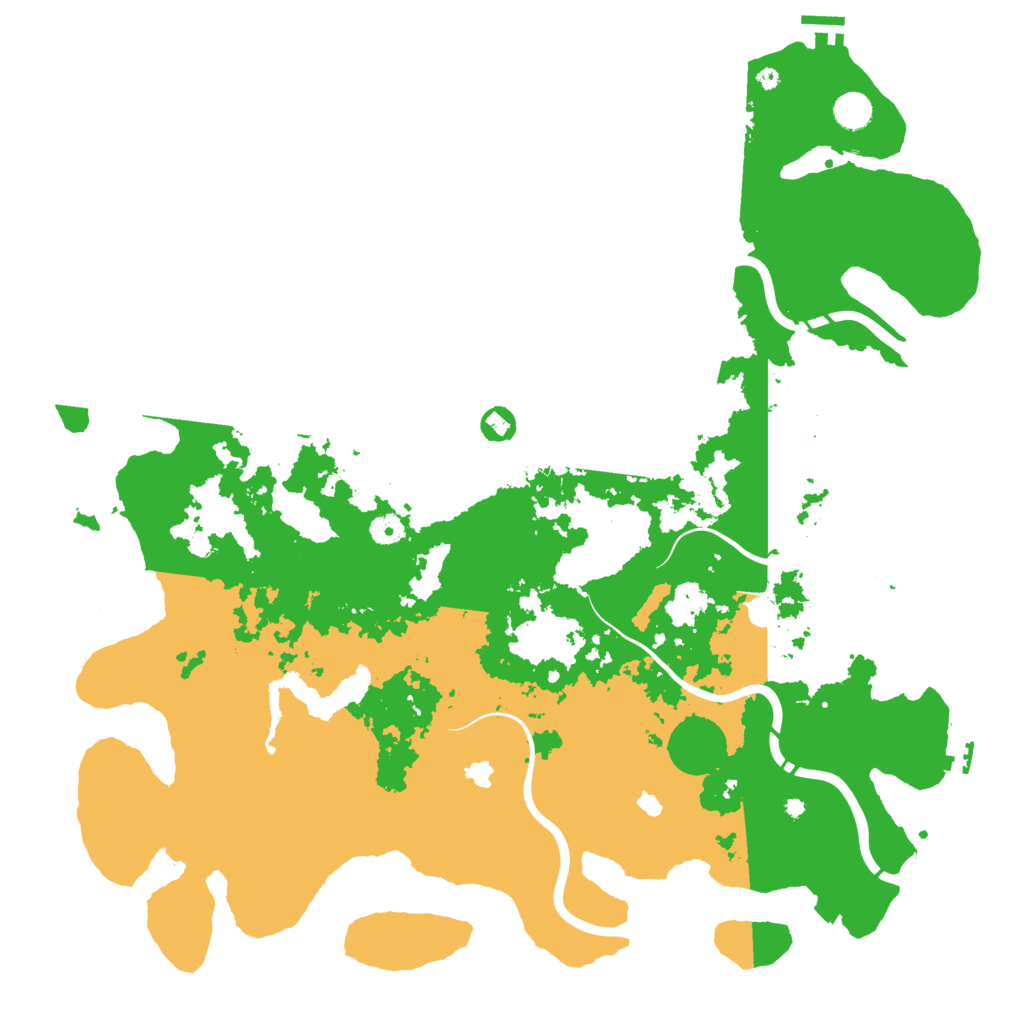 Biome Rust Map: Procedural Map, Size: 4750, Seed: 18102025