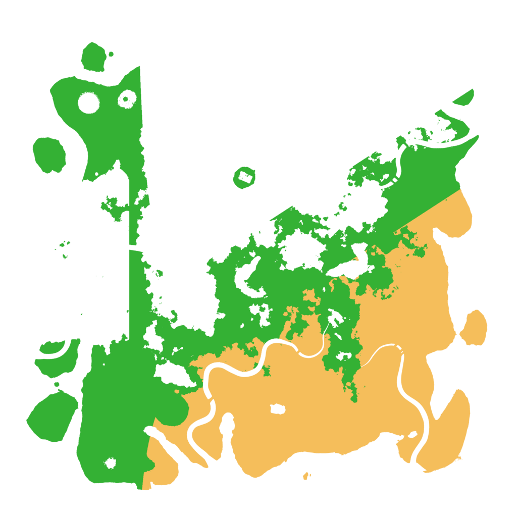 Biome Rust Map: Procedural Map, Size: 4250, Seed: 13810