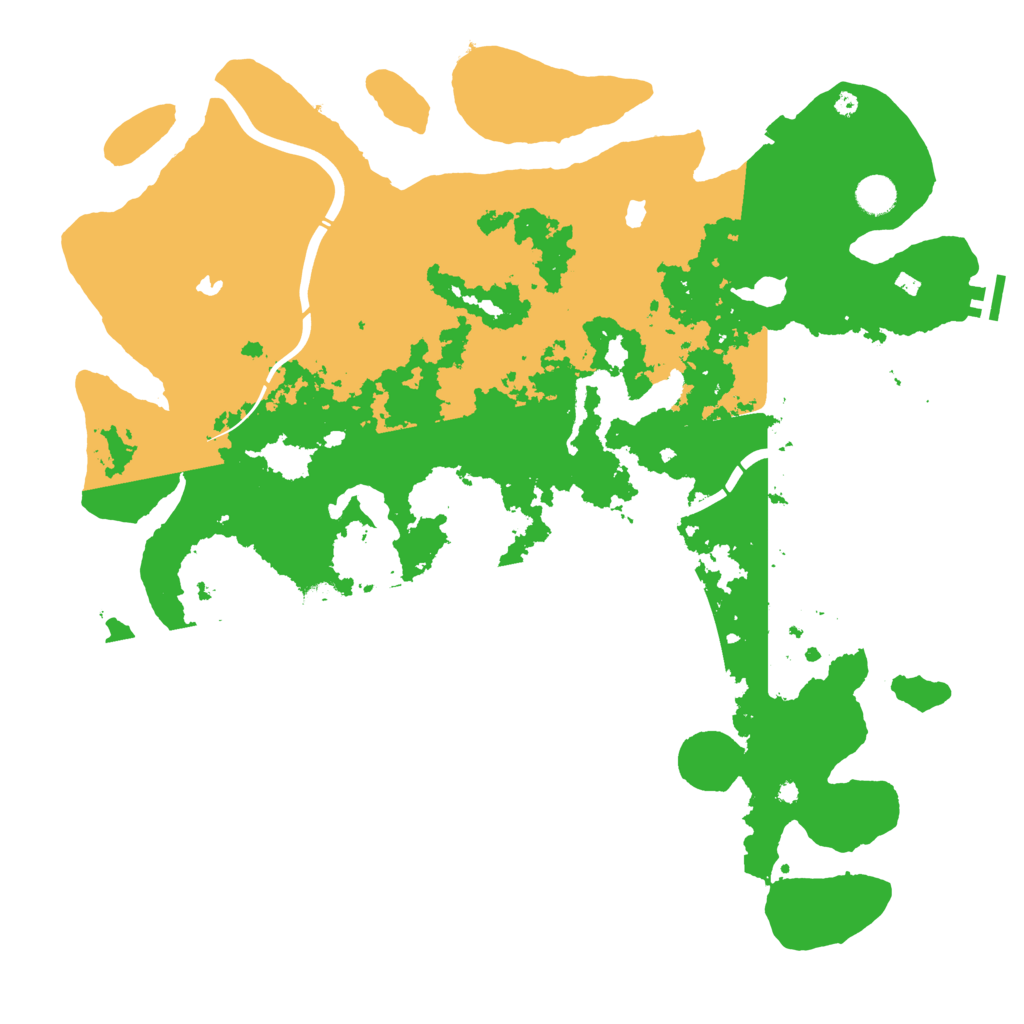 Biome Rust Map: Procedural Map, Size: 4500, Seed: 93012298