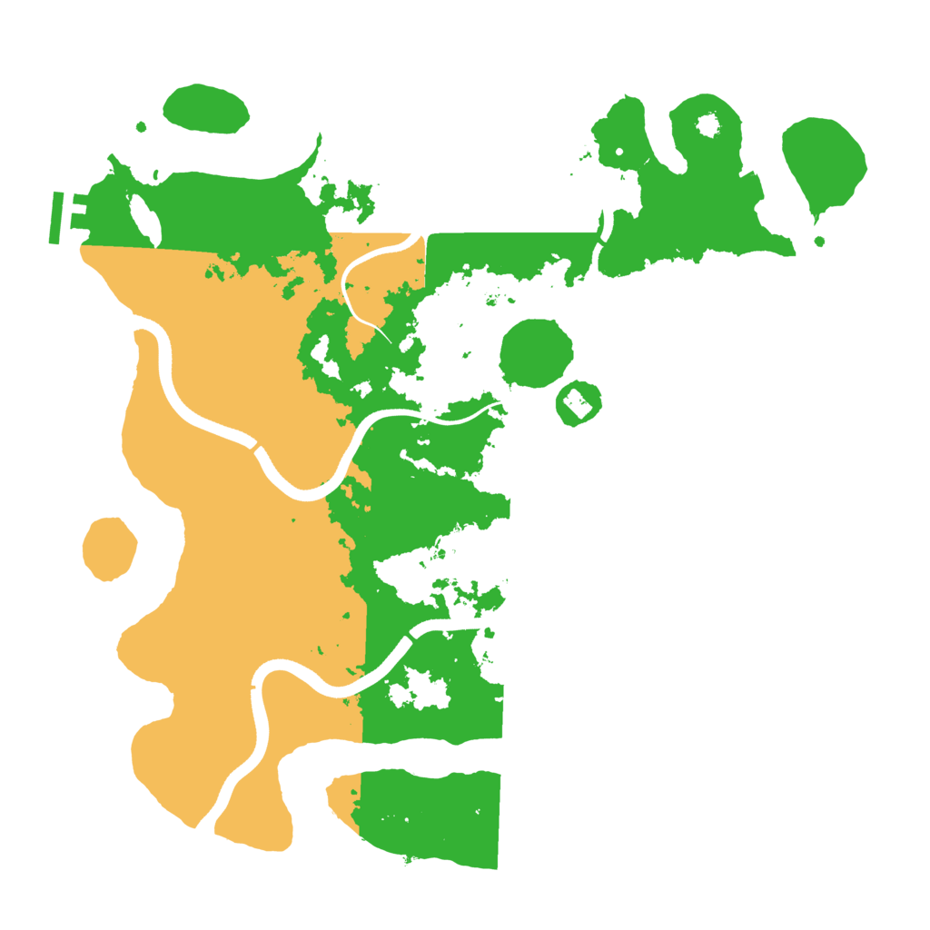 Biome Rust Map: Procedural Map, Size: 3600, Seed: 774