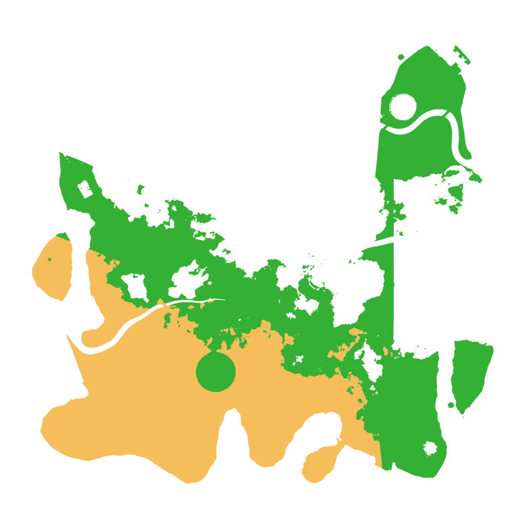 Biome Rust Map: Procedural Map, Size: 3500, Seed: 1560197678