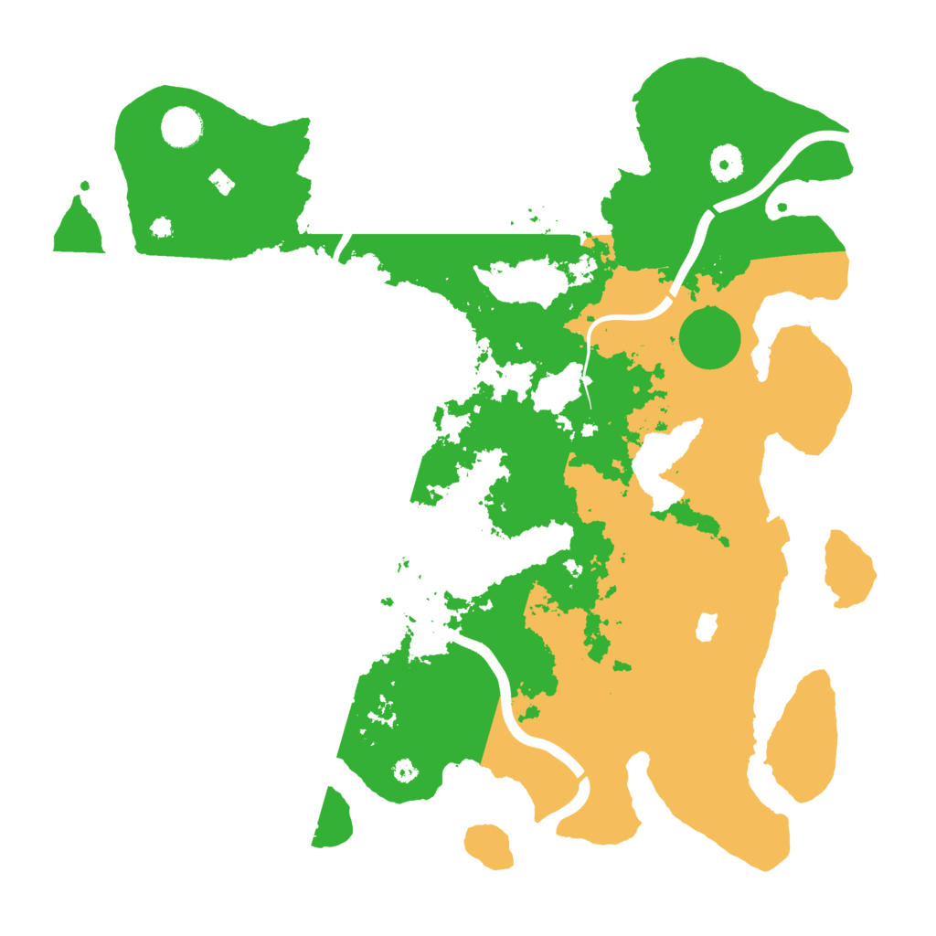 Biome Rust Map: Procedural Map, Size: 4000, Seed: 35487