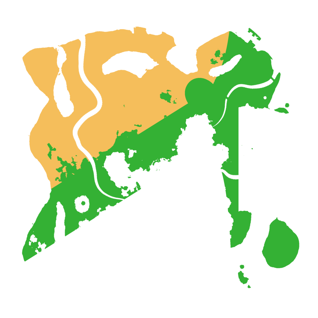 Biome Rust Map: Procedural Map, Size: 3000, Seed: 1342411249