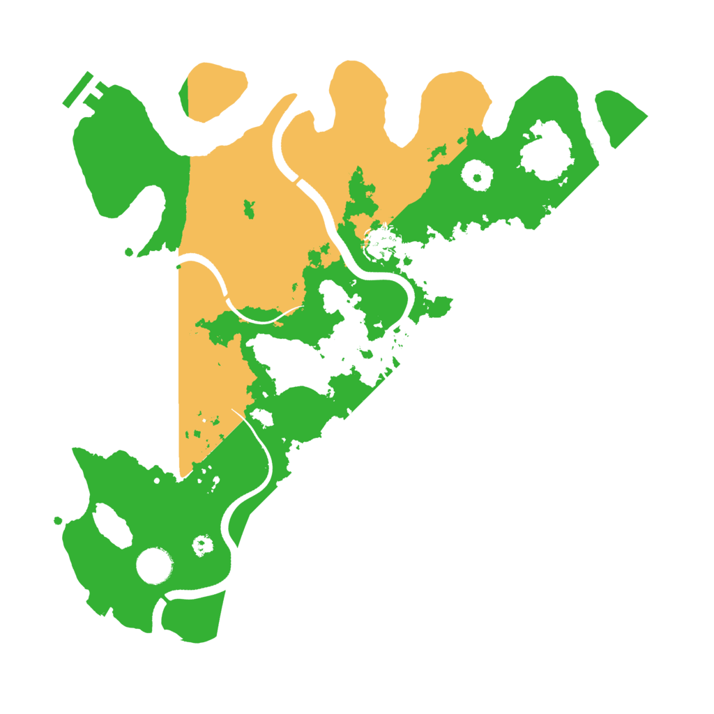 Biome Rust Map: Procedural Map, Size: 3500, Seed: 589237194