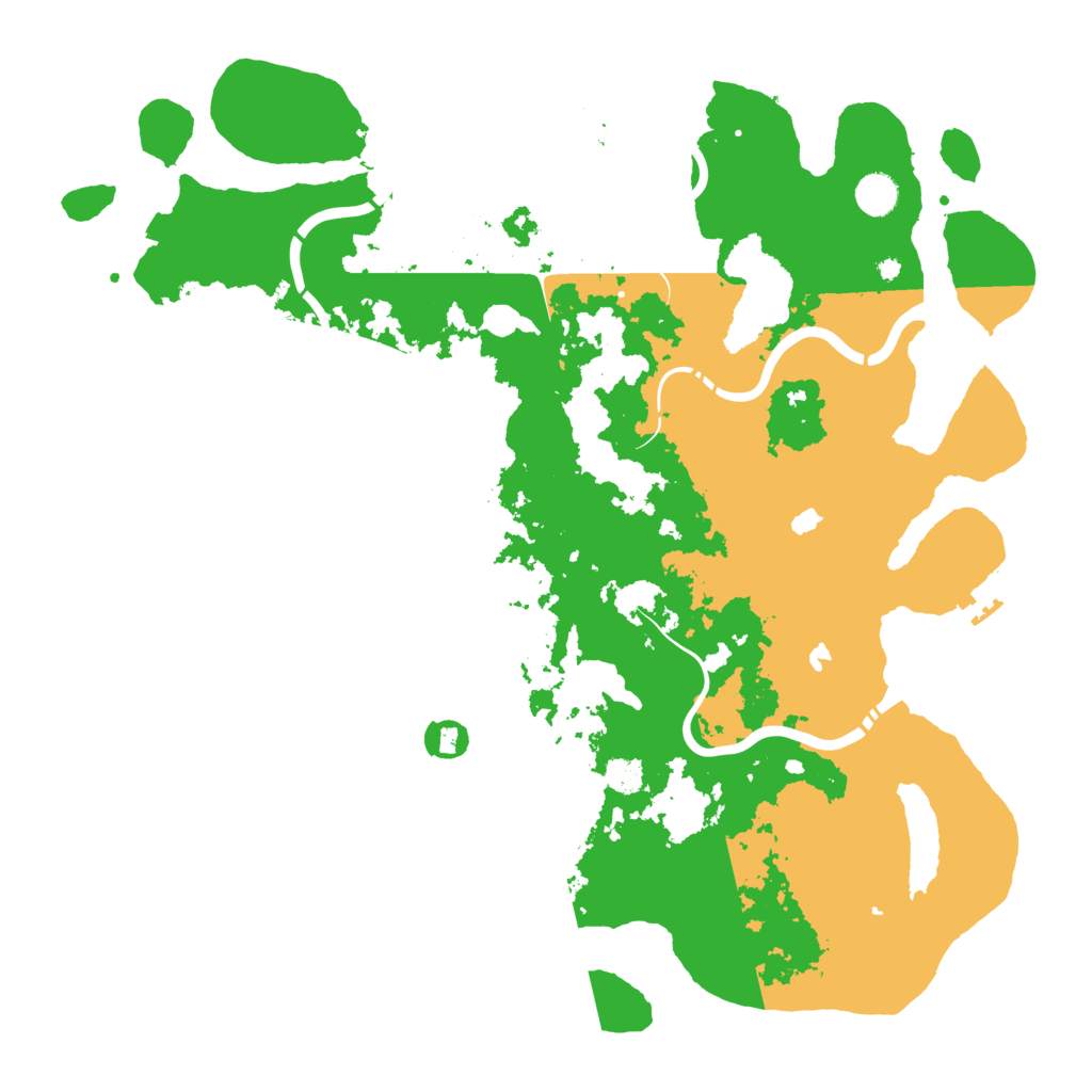 Biome Rust Map: Procedural Map, Size: 4500, Seed: 6316883