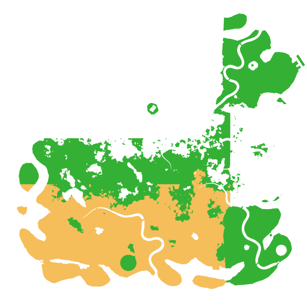 Biome Rust Map: Procedural Map, Size: 5000, Seed: 293