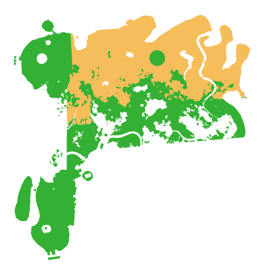 Biome Rust Map: Procedural Map, Size: 4500, Seed: 29517248
