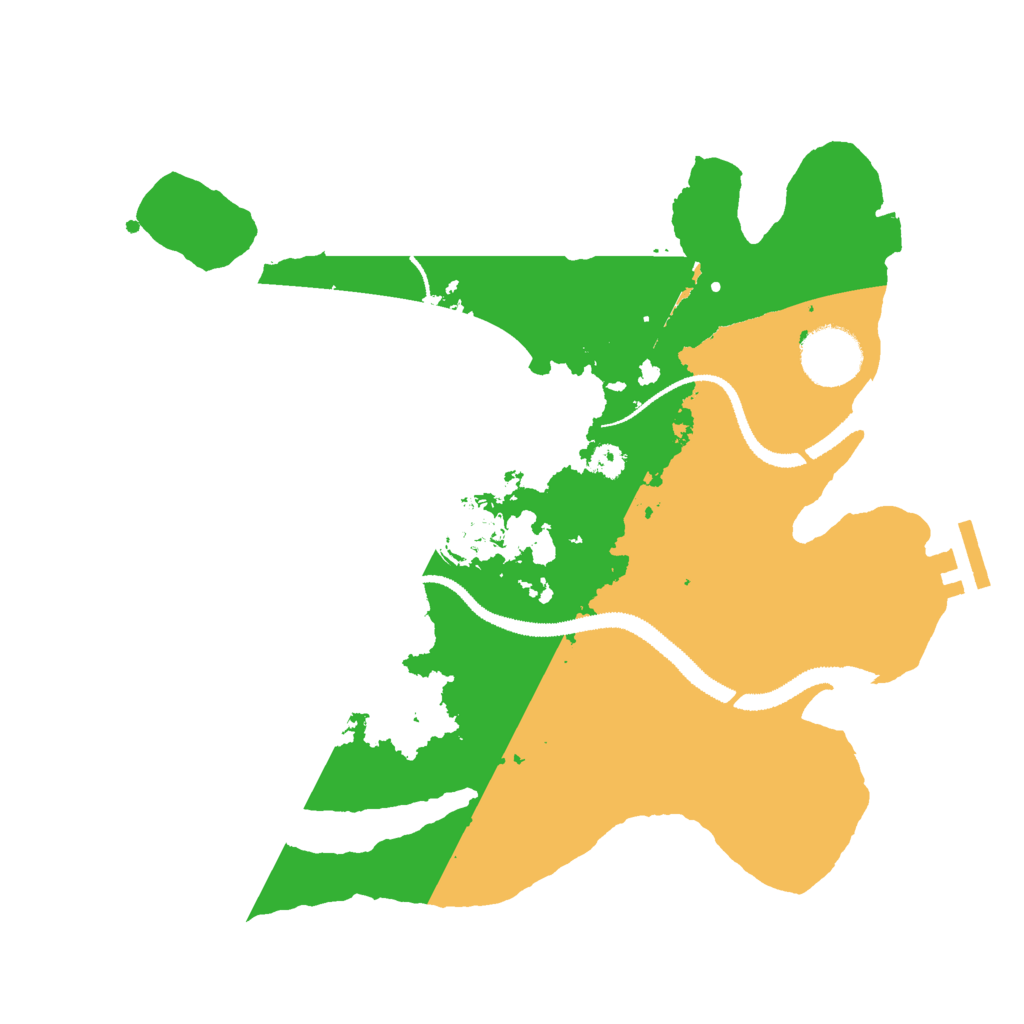 Biome Rust Map: Procedural Map, Size: 3000, Seed: 2025101815