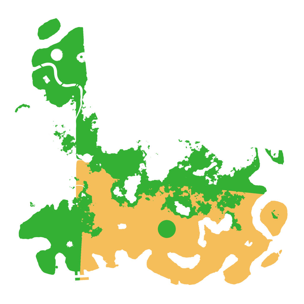 Biome Rust Map: Procedural Map, Size: 4500, Seed: 76834315