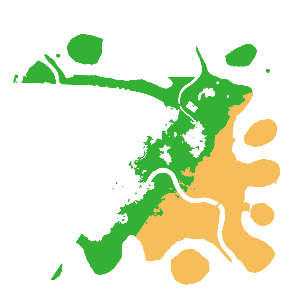 Biome Rust Map: Procedural Map, Size: 3000, Seed: 9994