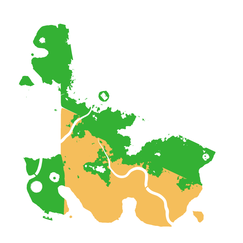 Biome Rust Map: Procedural Map, Size: 3700, Seed: 65725499