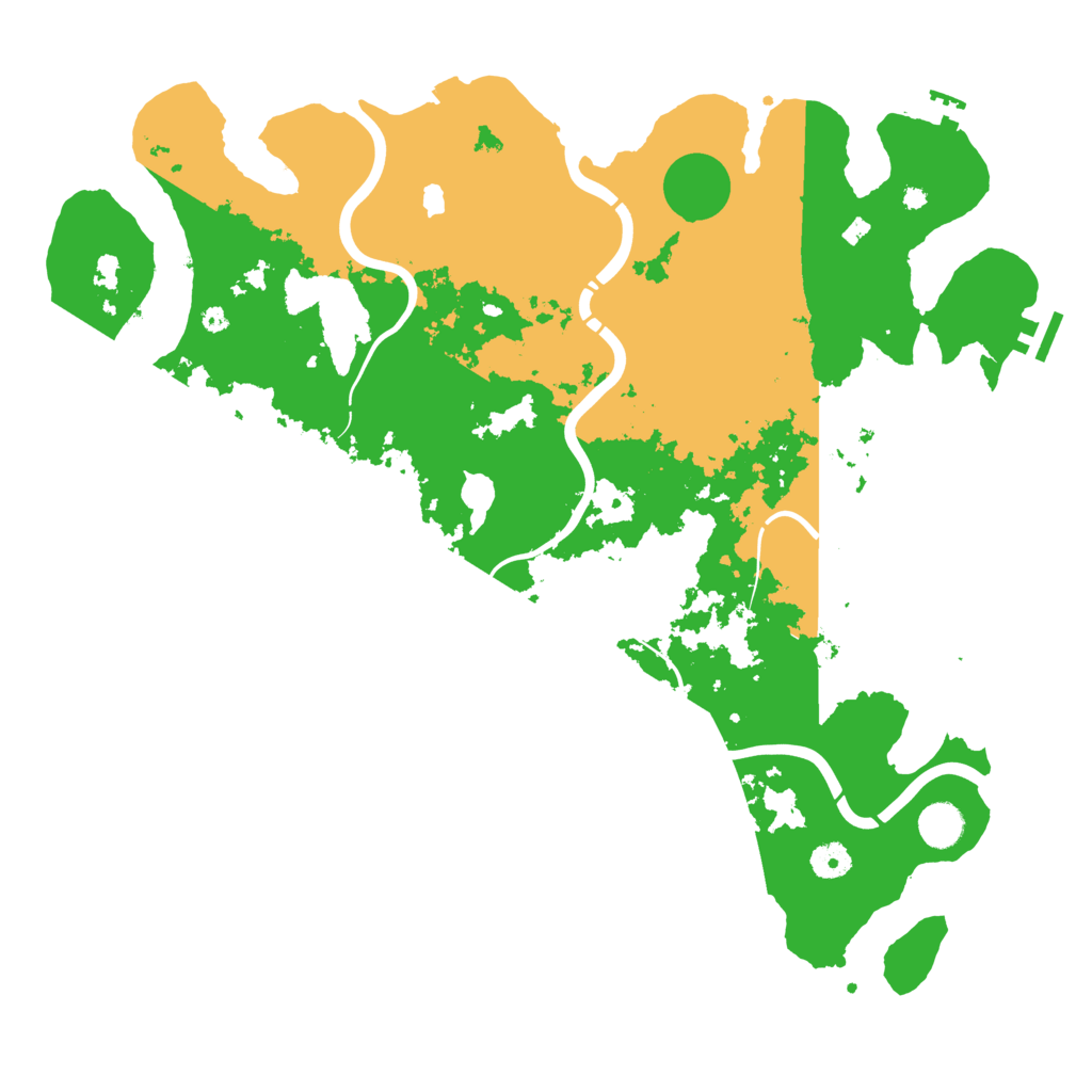 Biome Rust Map: Procedural Map, Size: 4300, Seed: 1659755393