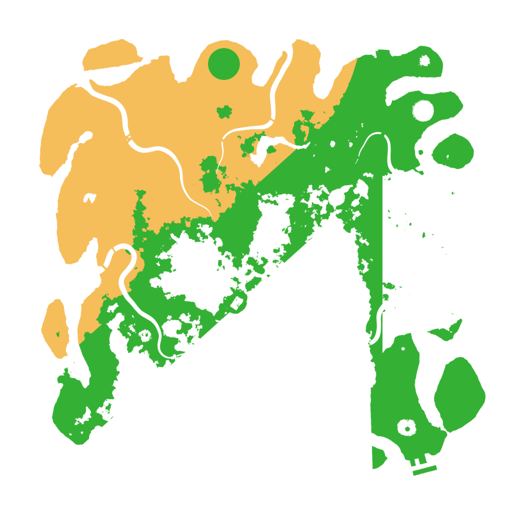 Biome Rust Map: Procedural Map, Size: 4250, Seed: 1153980438