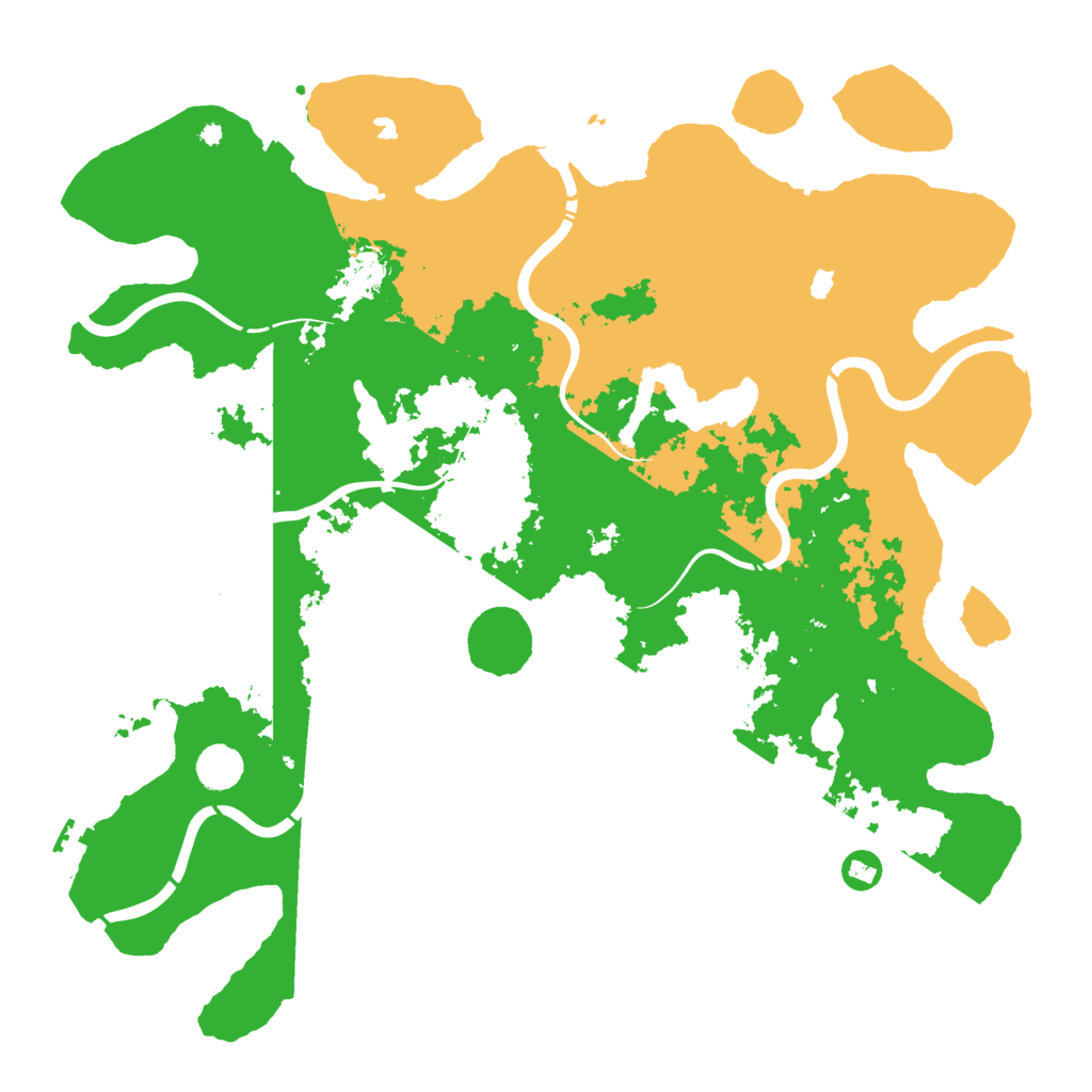 Biome Rust Map: Procedural Map, Size: 4500, Seed: 1290692136