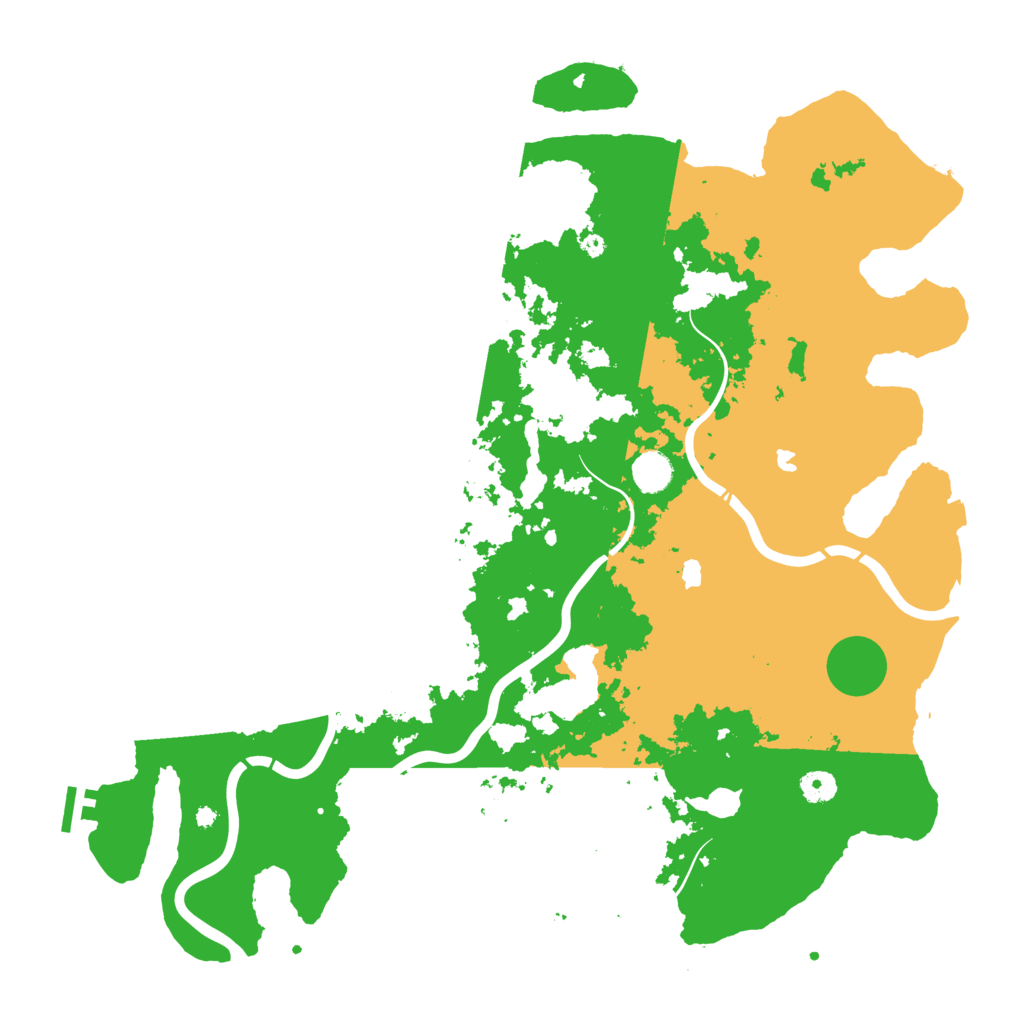 Biome Rust Map: Procedural Map, Size: 4500, Seed: 9800