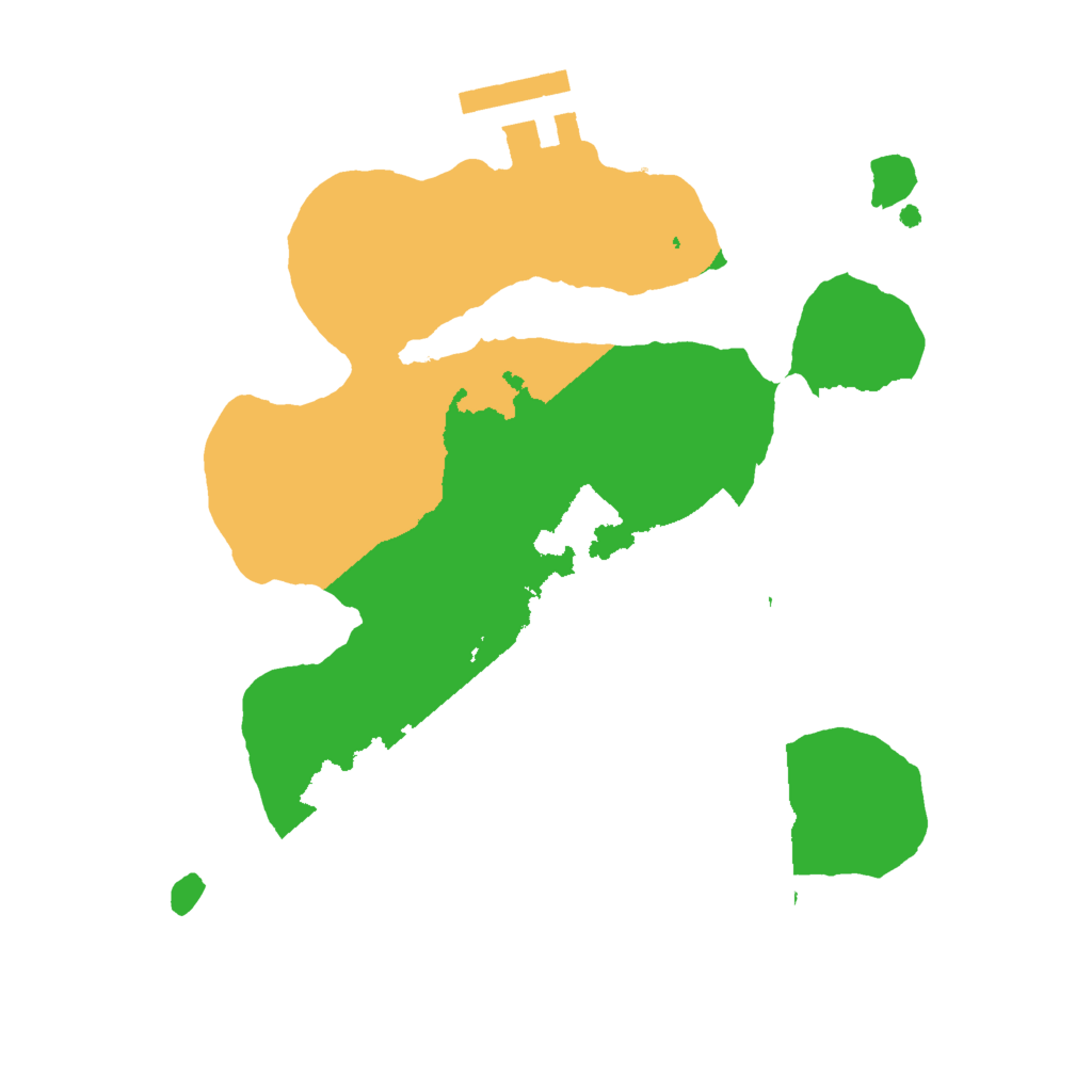 Biome Rust Map: Procedural Map, Size: 2000, Seed: 1901