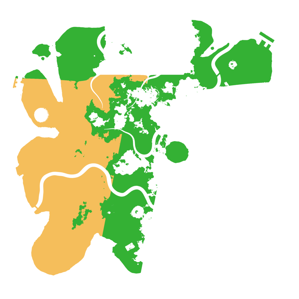 Biome Rust Map: Procedural Map, Size: 3700, Seed: 1827170647