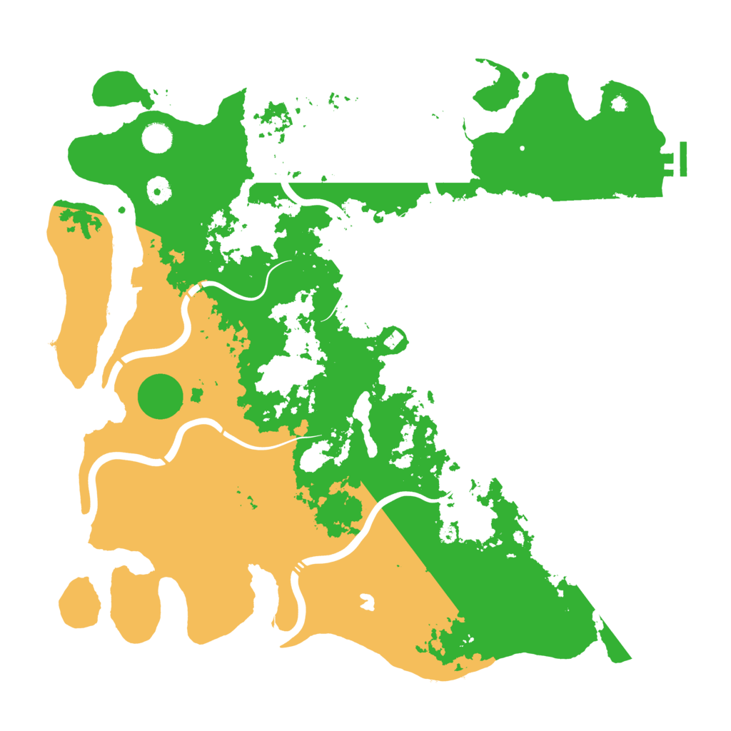 Biome Rust Map: Procedural Map, Size: 4250, Seed: 124429488