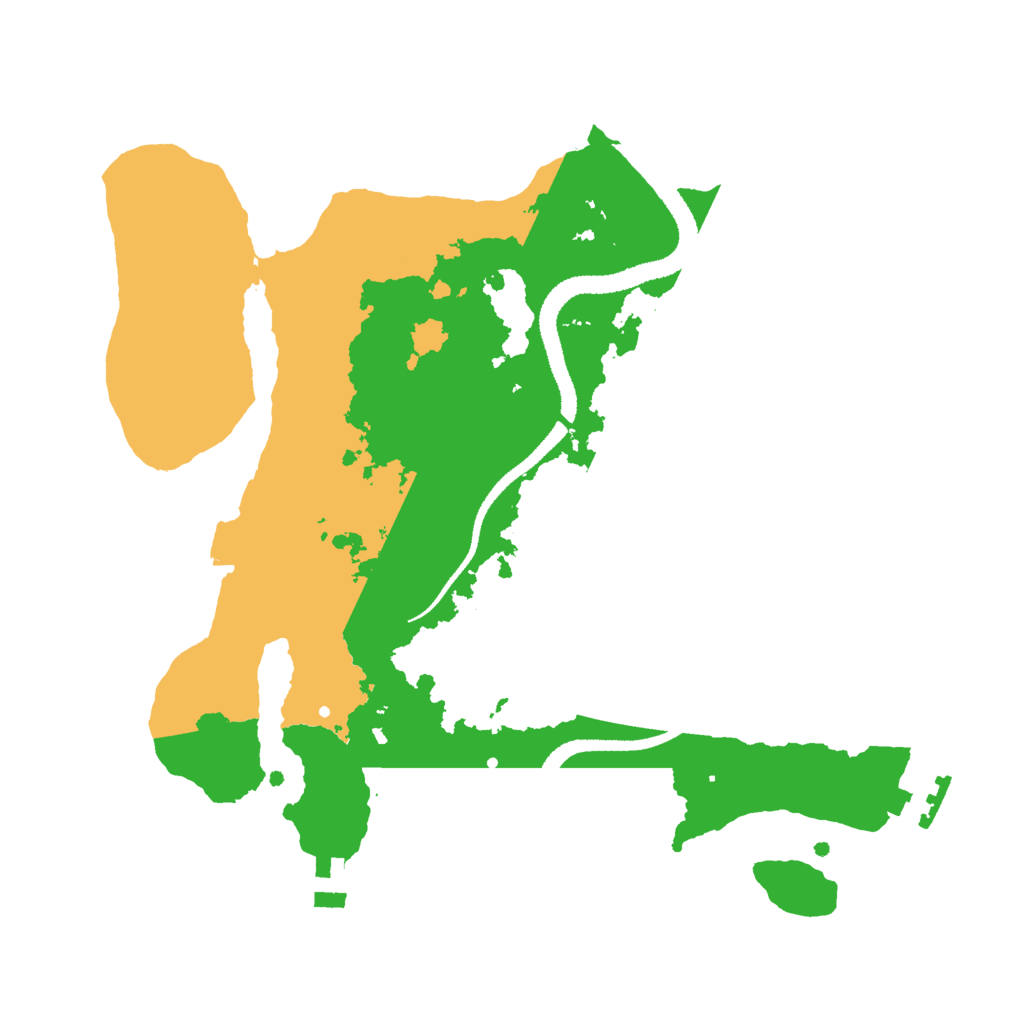 Biome Rust Map: Procedural Map, Size: 2700, Seed: 1760875313