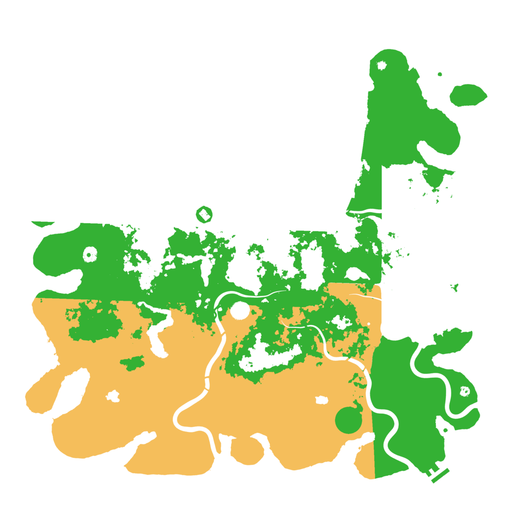 Biome Rust Map: Procedural Map, Size: 5000, Seed: 5500