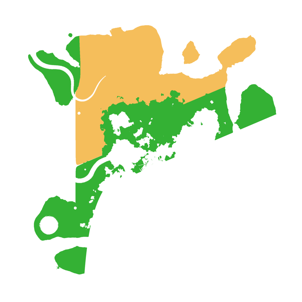 Biome Rust Map: Procedural Map, Size: 3000, Seed: 648250