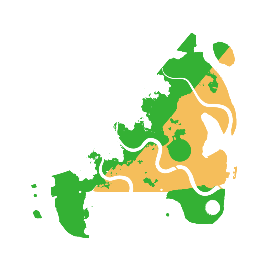 Biome Rust Map: Procedural Map, Size: 3050, Seed: 648255