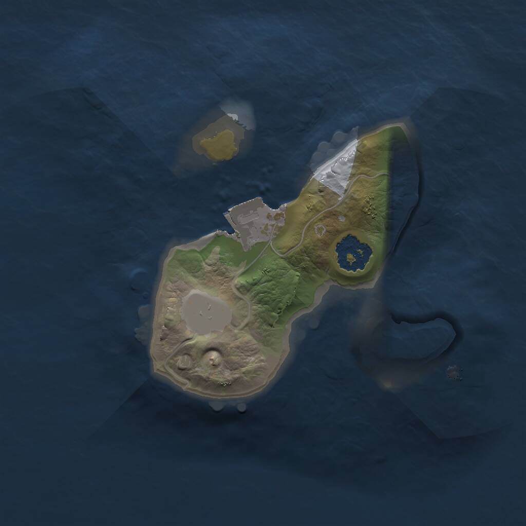 Rust Map: Procedural Map, Size: 1500, Seed: 481988, 1 Monuments