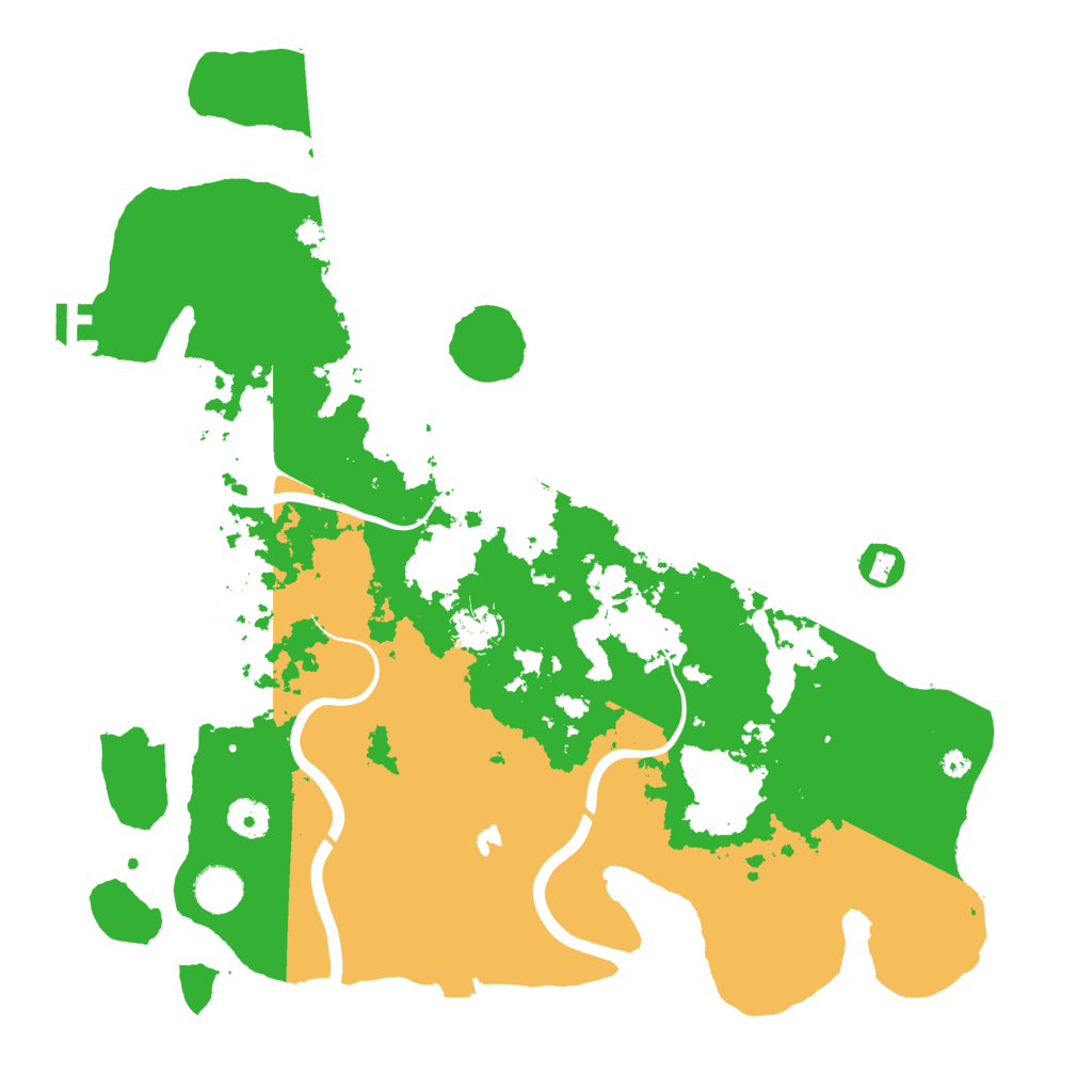Biome Rust Map: Procedural Map, Size: 4000, Seed: 3542239