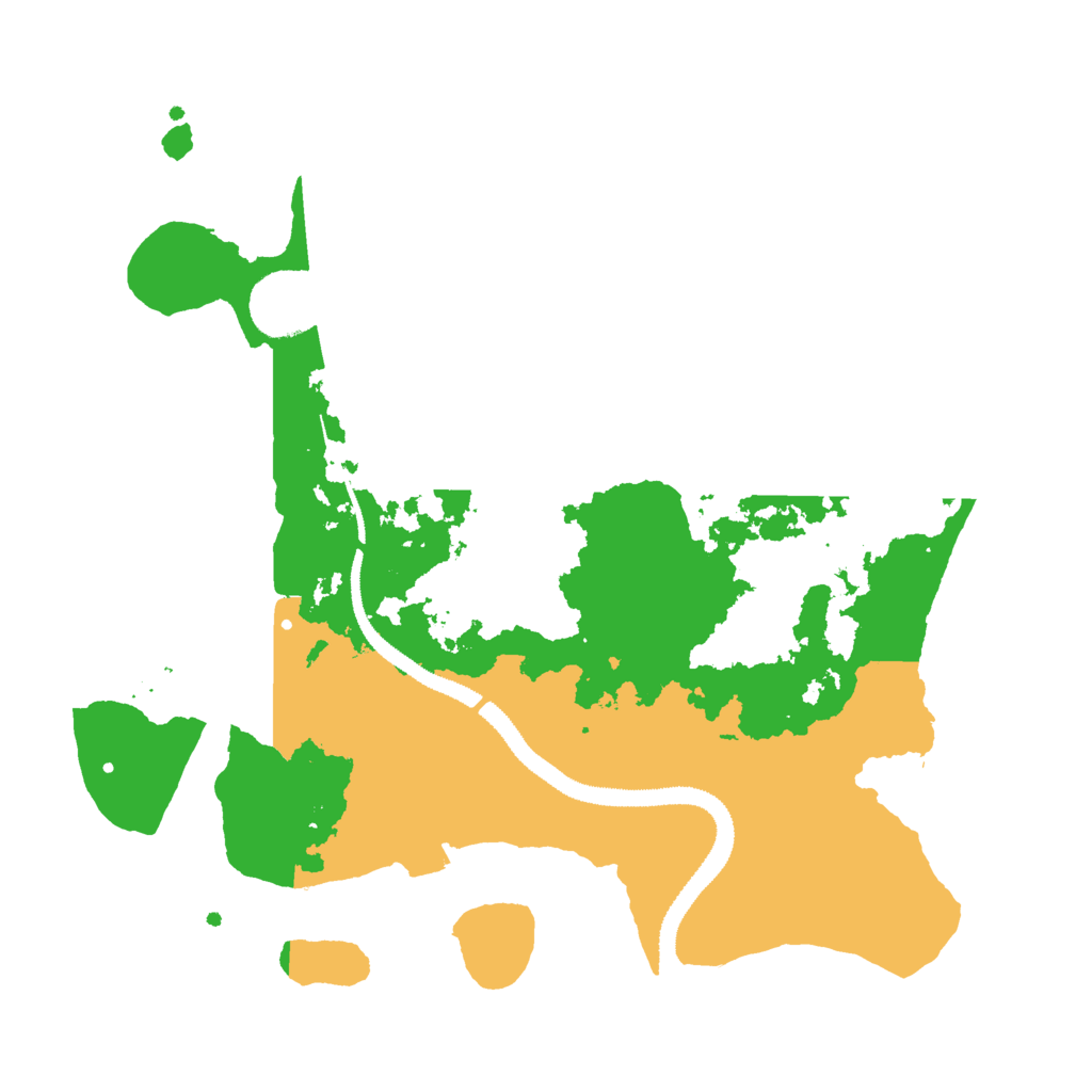 Biome Rust Map: Procedural Map, Size: 3000, Seed: 28545