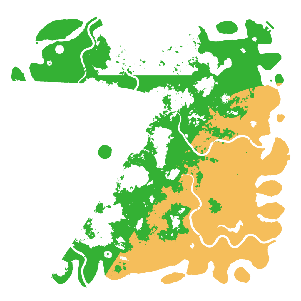Biome Rust Map: Procedural Map, Size: 6000, Seed: 883416235