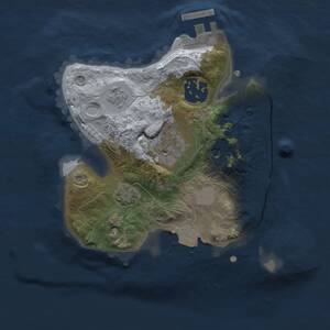 Thumbnail Rust Map: Procedural Map, Size: 2000, Seed: 471970, 7 Monuments