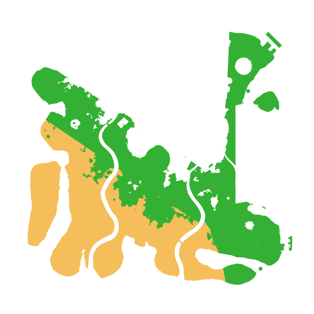 Biome Rust Map: Procedural Map, Size: 3300, Seed: 873615511