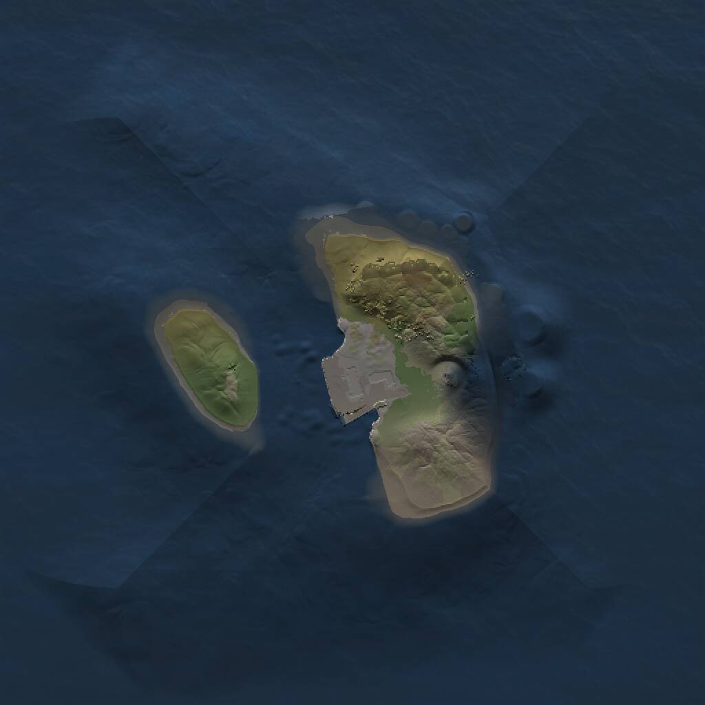 Rust Map: Procedural Map, Size: 1200, Seed: 457745, 1 Monuments