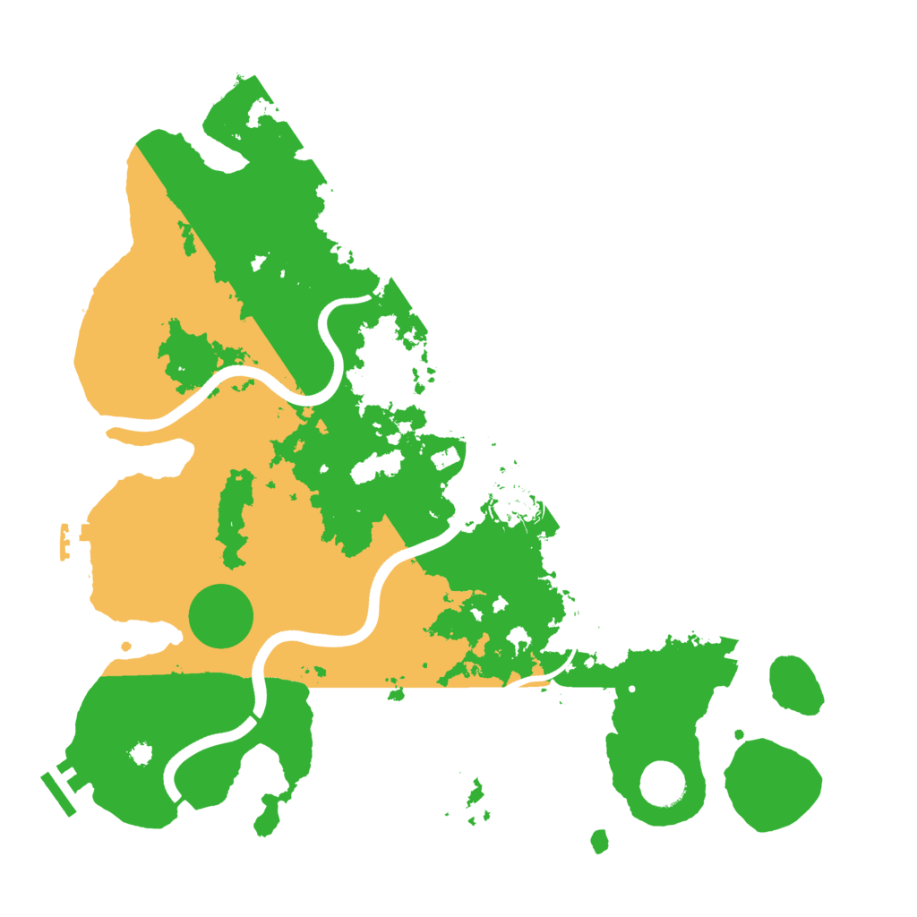 Biome Rust Map: Procedural Map, Size: 3750, Seed: 48721438