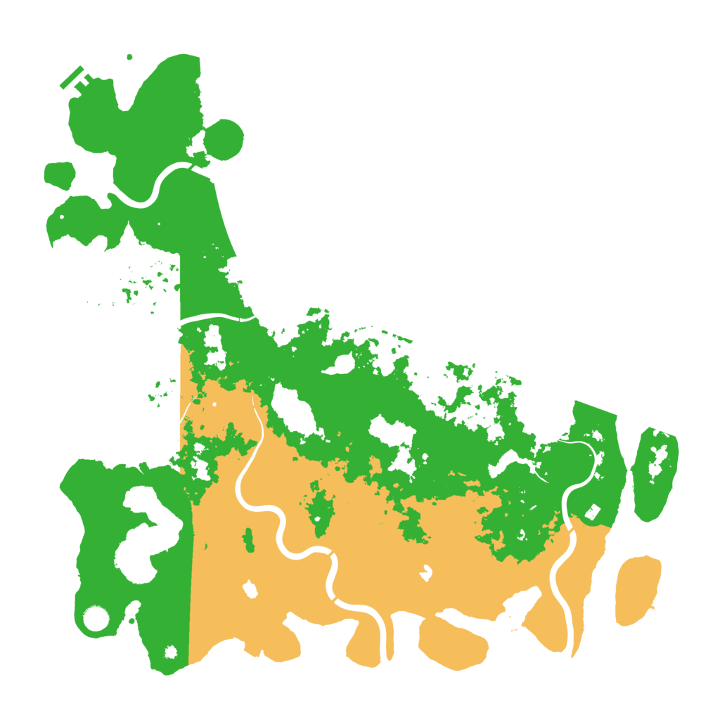 Biome Rust Map: Procedural Map, Size: 5000, Seed: 11011412