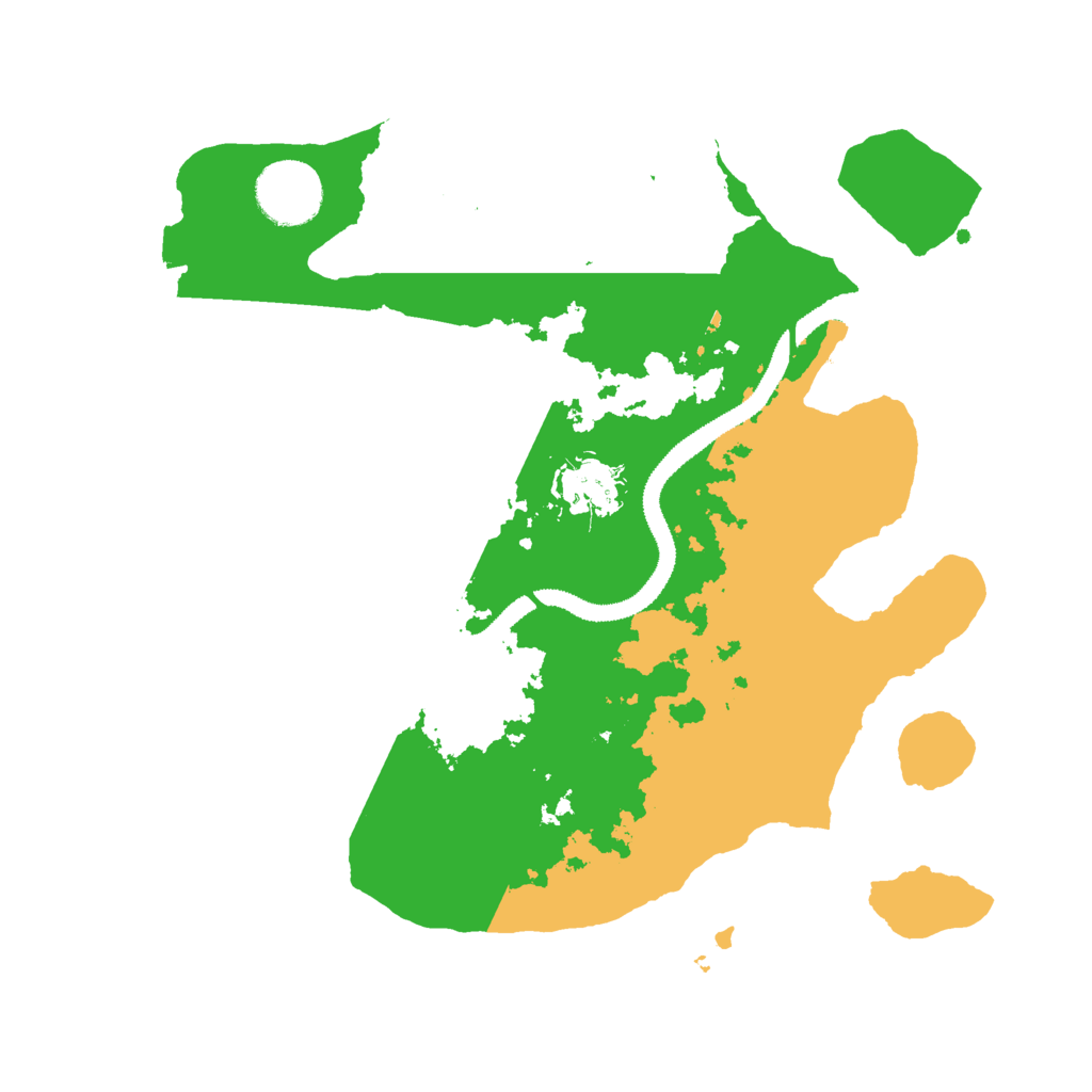 Biome Rust Map: Procedural Map, Size: 3000, Seed: 1370378836