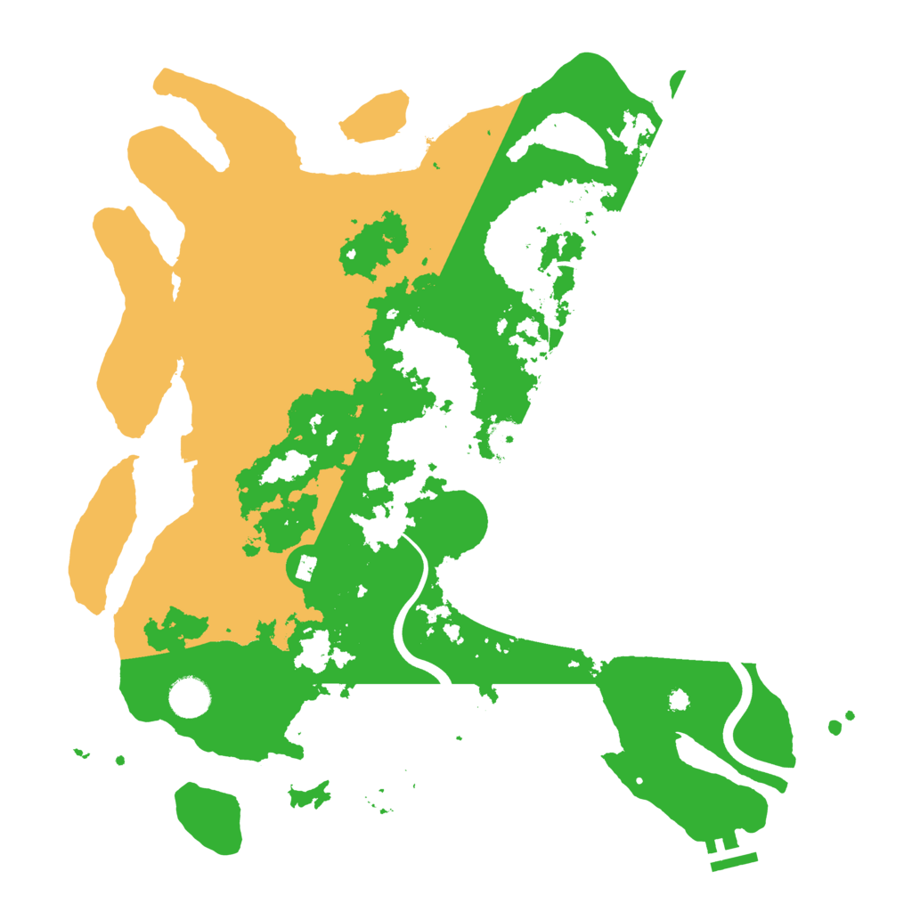 Biome Rust Map: Procedural Map, Size: 3900, Seed: 1760918508