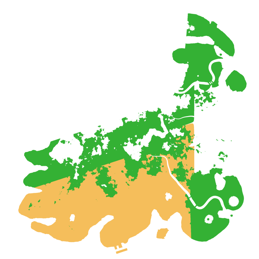 Biome Rust Map: Procedural Map, Size: 4500, Seed: 1191202085