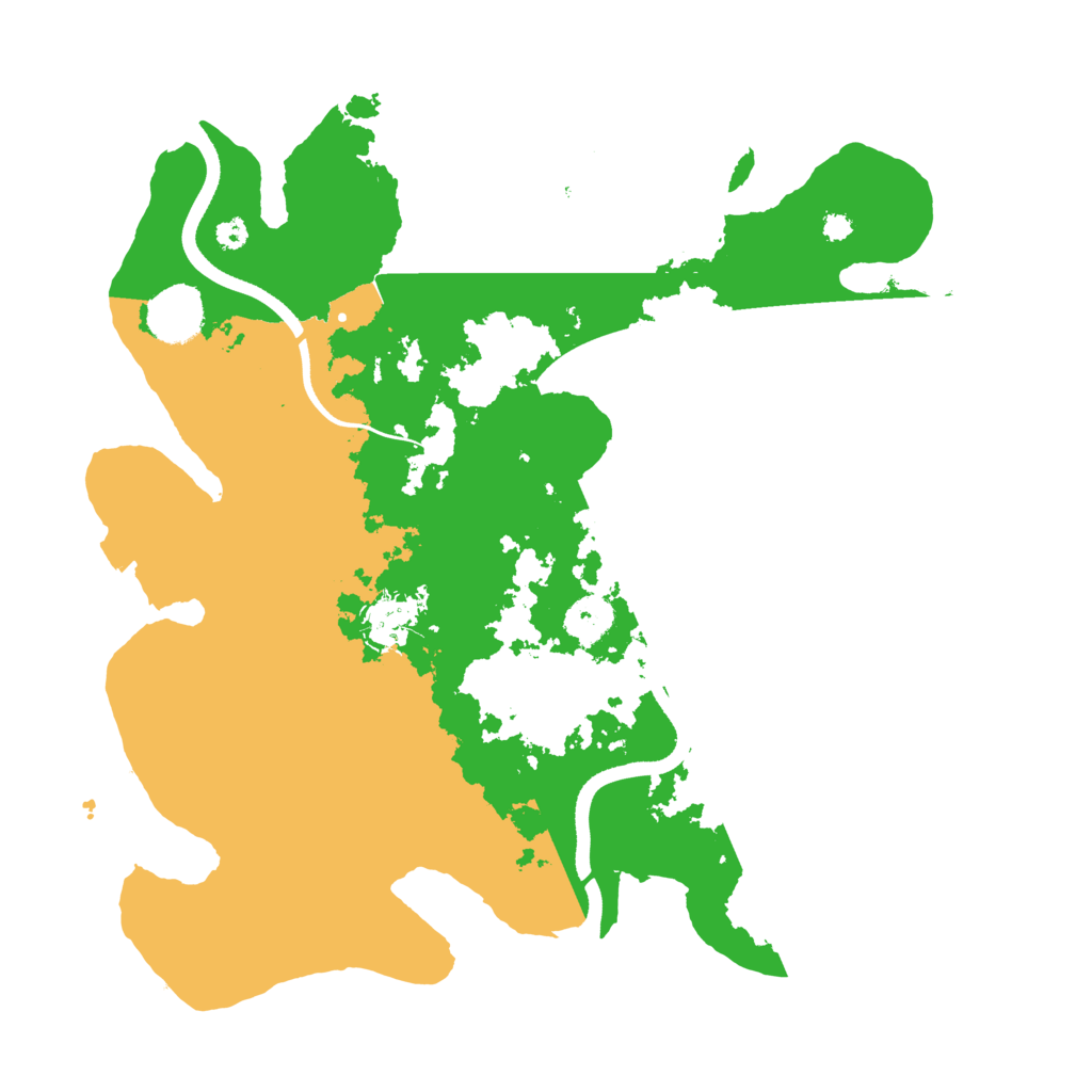 Biome Rust Map: Procedural Map, Size: 3500, Seed: 234567