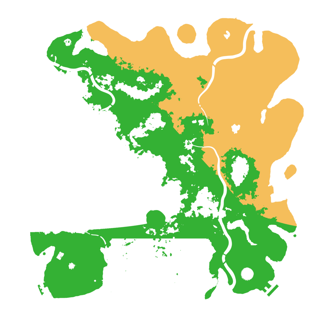 Biome Rust Map: Procedural Map, Size: 4500, Seed: 29364270