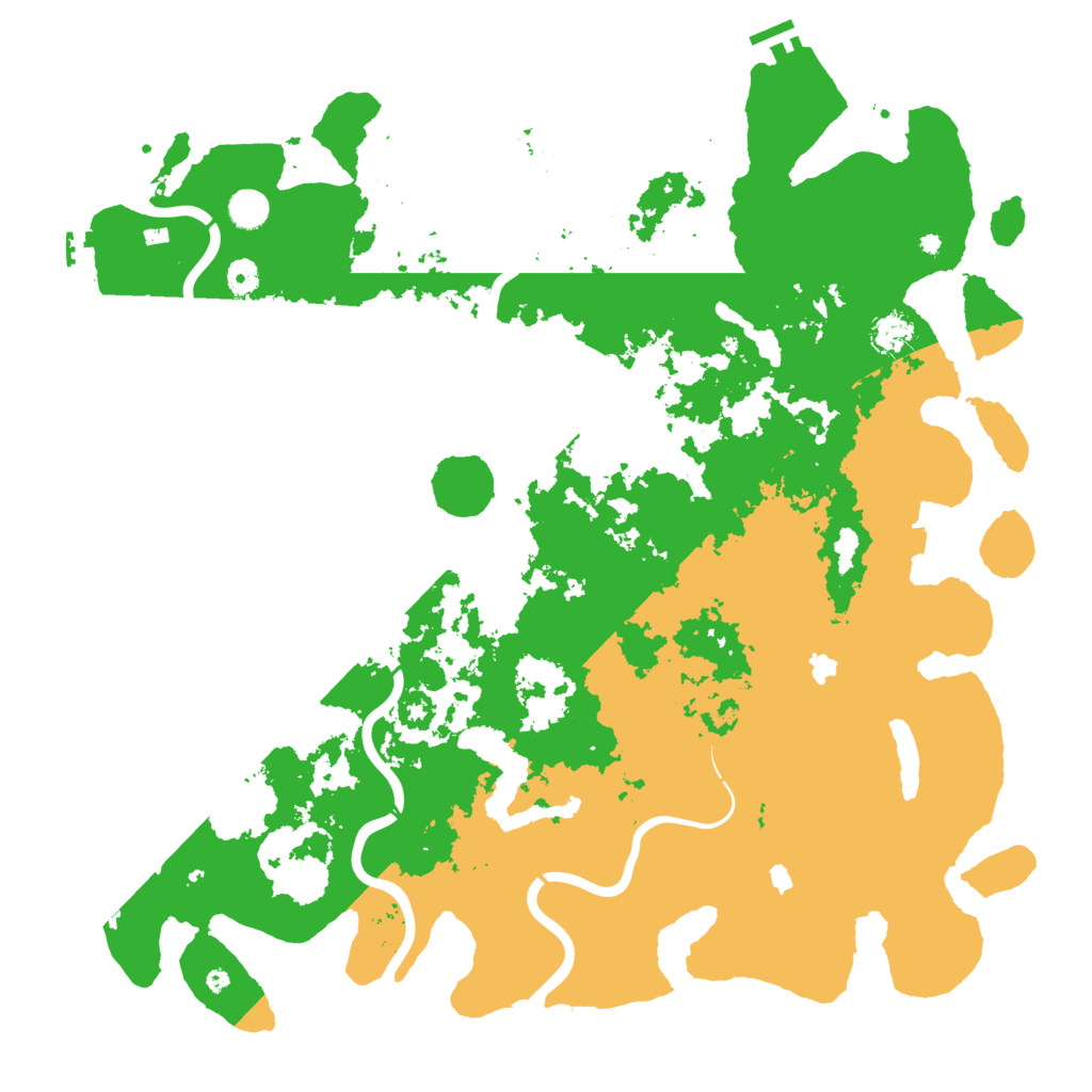 Biome Rust Map: Procedural Map, Size: 4800, Seed: 23814