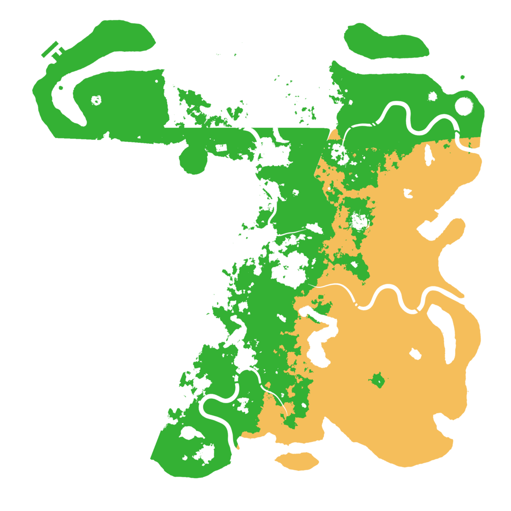 Biome Rust Map: Procedural Map, Size: 5000, Seed: 511057477
