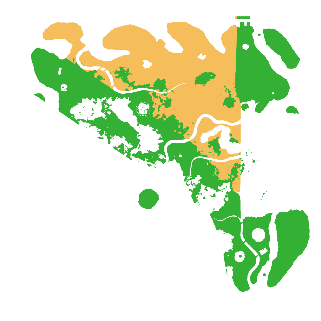 Biome Rust Map: Procedural Map, Size: 4500, Seed: 560476318