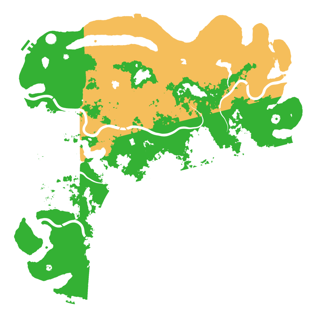Biome Rust Map: Procedural Map, Size: 5200, Seed: 453