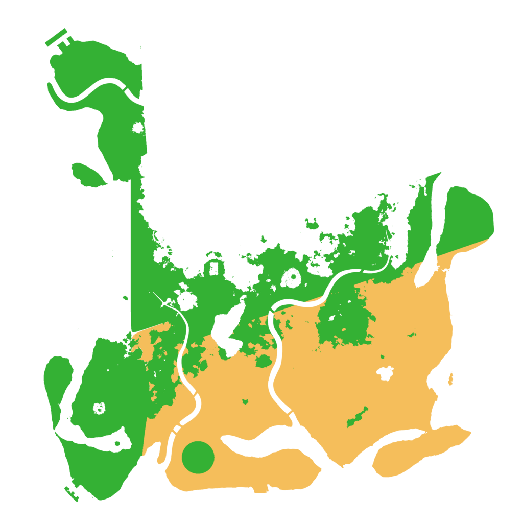 Biome Rust Map: Procedural Map, Size: 4250, Seed: 29995