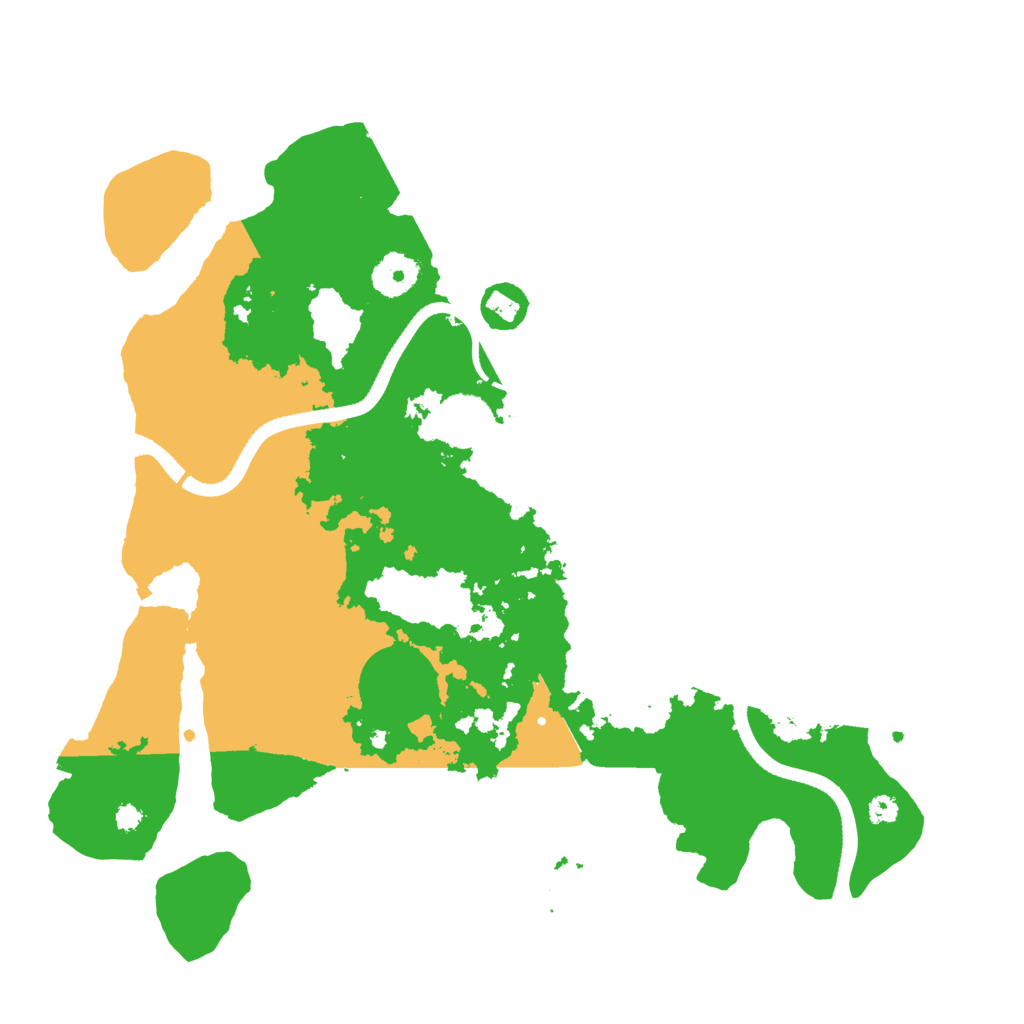 Biome Rust Map: Procedural Map, Size: 3500, Seed: 2032001824