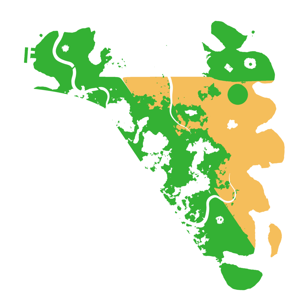 Biome Rust Map: Procedural Map, Size: 4000, Seed: 2135778013